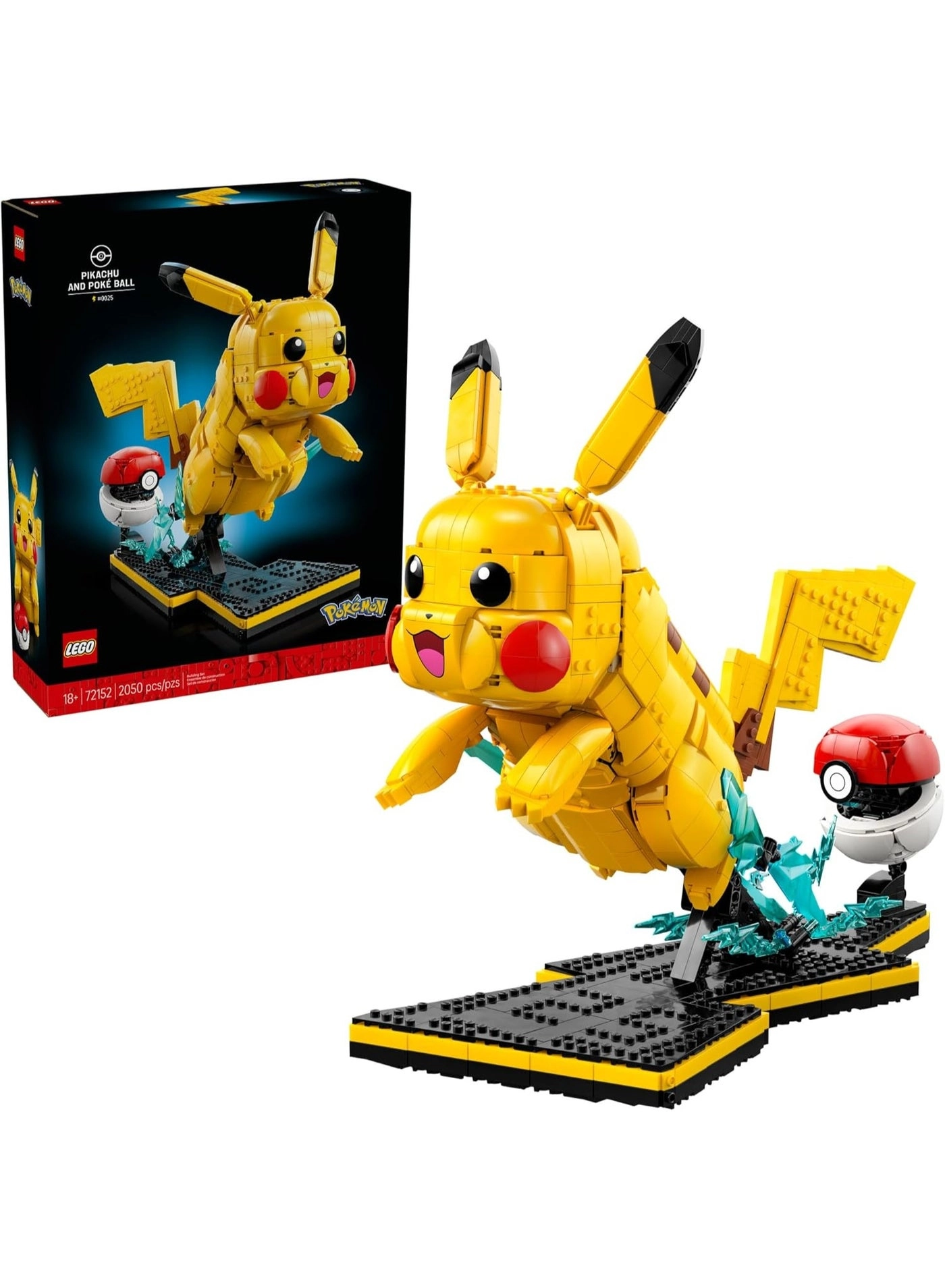 LEGO Pokémon Pikachu and Poké Ball (72152)