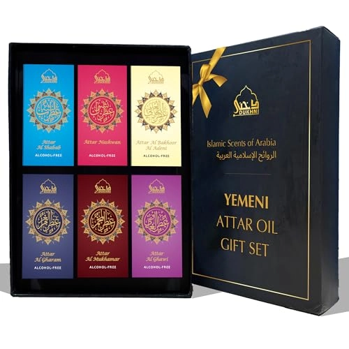 Nashwan + Al Ghawi + Al Adeni + Al Mukhamar + Al Gharam + Al Shabab - Yemeni Set of 6x6ml 6