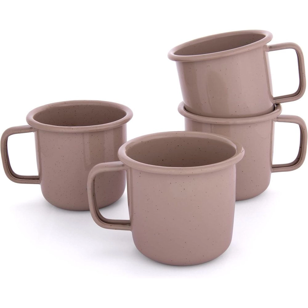 BAREBONES Rolled Enamelware Mug - 4 pcs