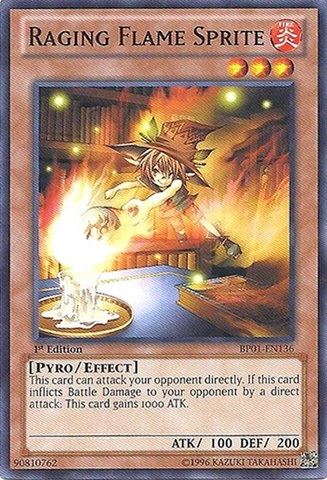 Yu-Gi-Oh! Raging Flame Sprite BP01-EN136