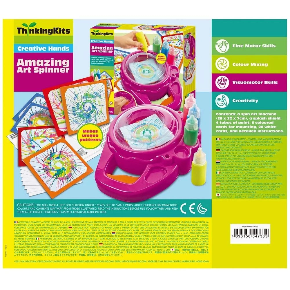 Tornado Spin Art Craft Kit - 4+ years