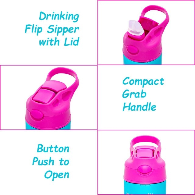 3 Compartment Bento Steel Lunch Box - 1750ml + Stainless Steel Water Bottle - 530ml
