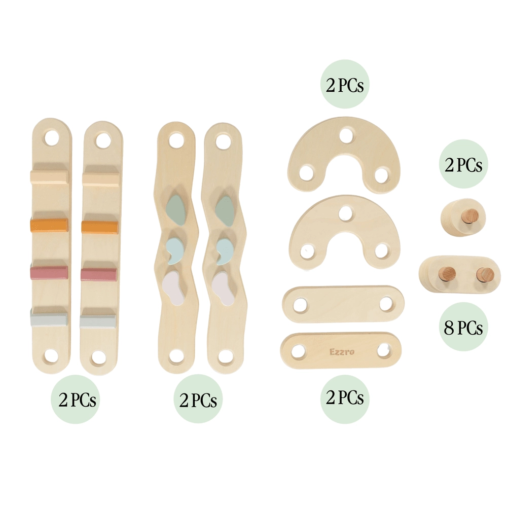 Pikler Collection Wooden Balance Beam - Suitable for 1 to 6 years Beech plywood