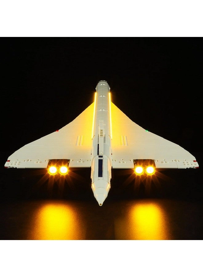 BRIKSMAX Lighting Kit for LEGO Icons Concorde 10318