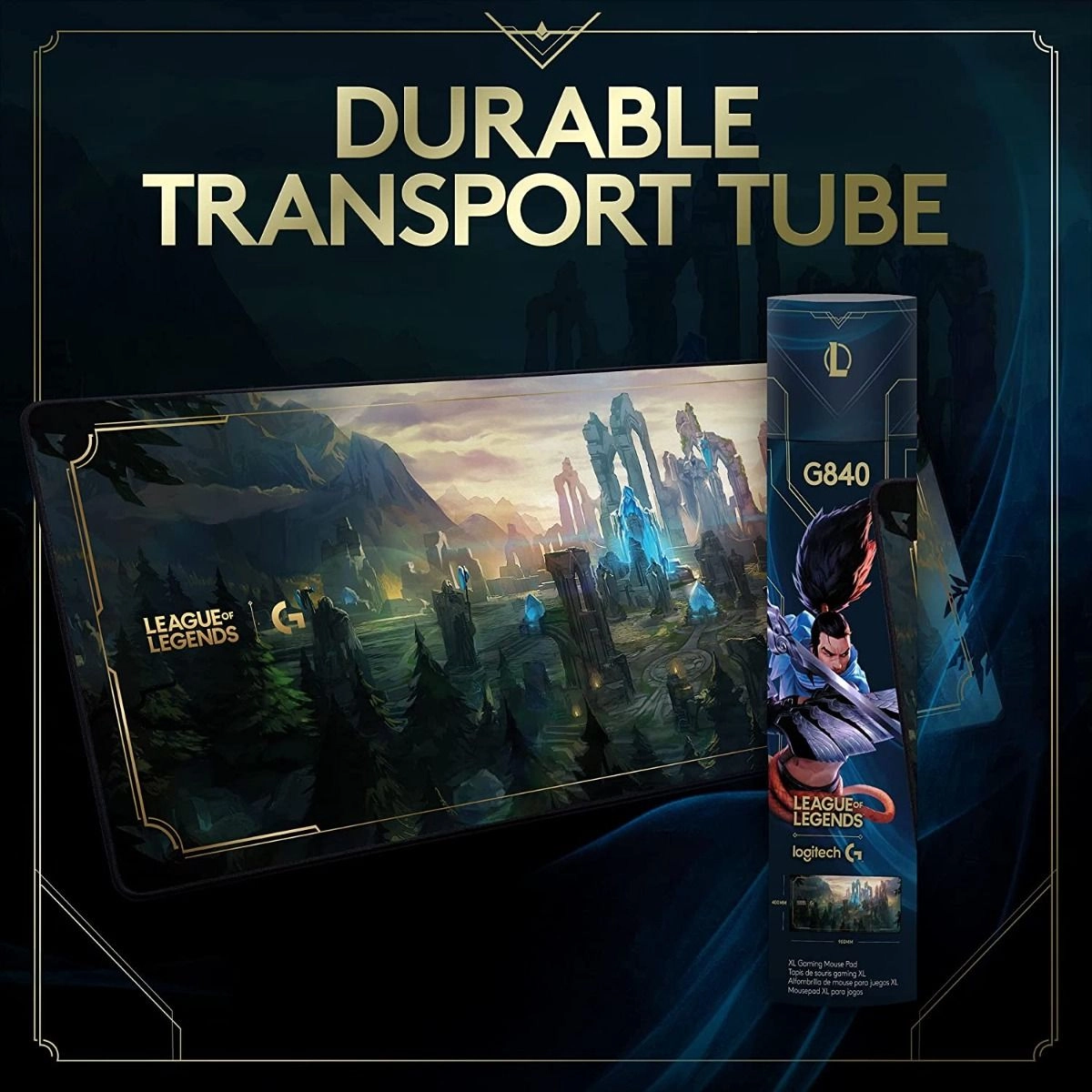 G840 XL Cloth Gaming Mouse Pad - 90x40 cm