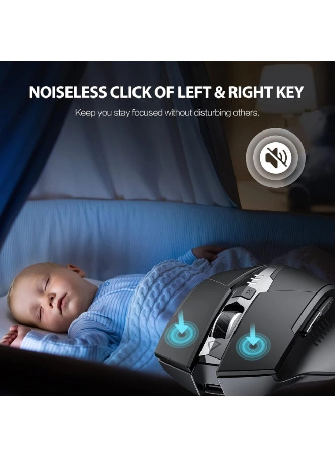 FREEDOM-WOLF X8 Gaming Mechanical Mouse - Wireless