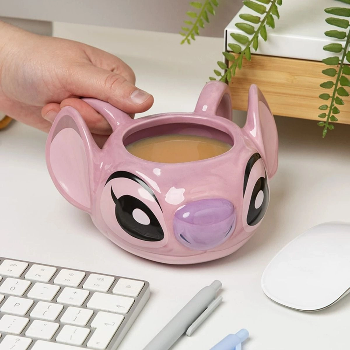 Angel Shaped Mug - Lilo & Stitch