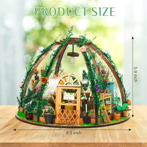 Miniature Dollhouse Kit - Flower House