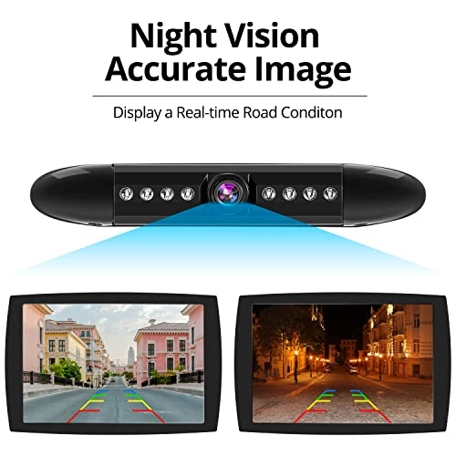 Car Backup Camera - 12 LED Night Vision