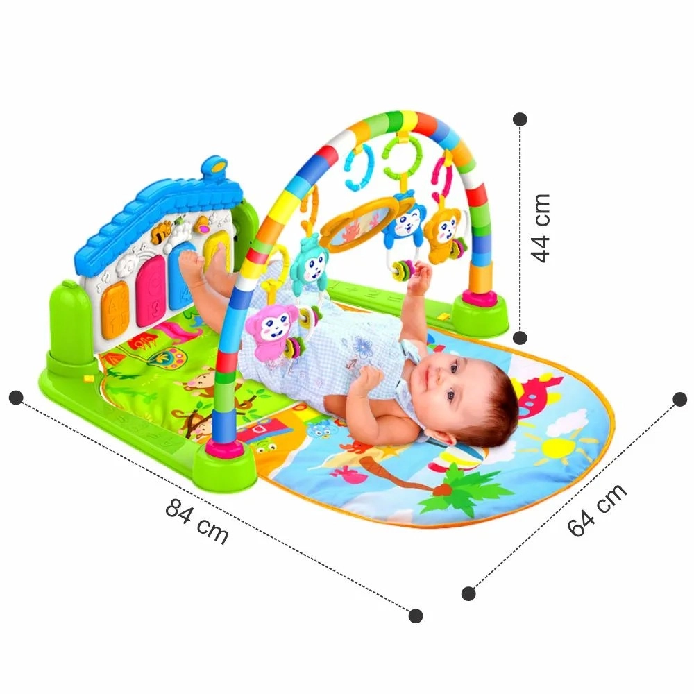 Baby Play Gym Piano Mat - Pink Newborn up to 12 months