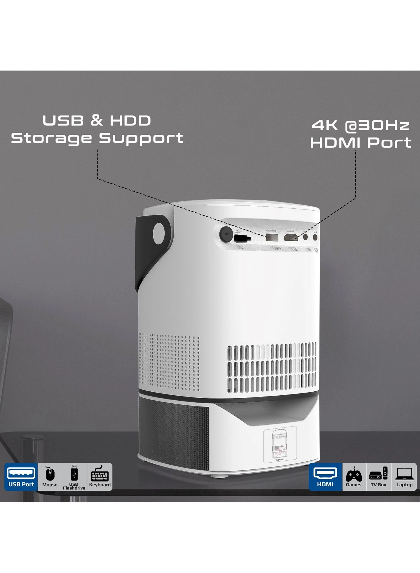 Beamer-A250 250 ANSI Brightness 1080p