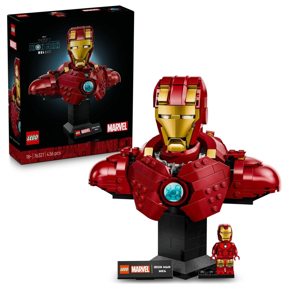 LEGO Iron Man MK4 Bust (76327) - 436 Pieces Minifigure