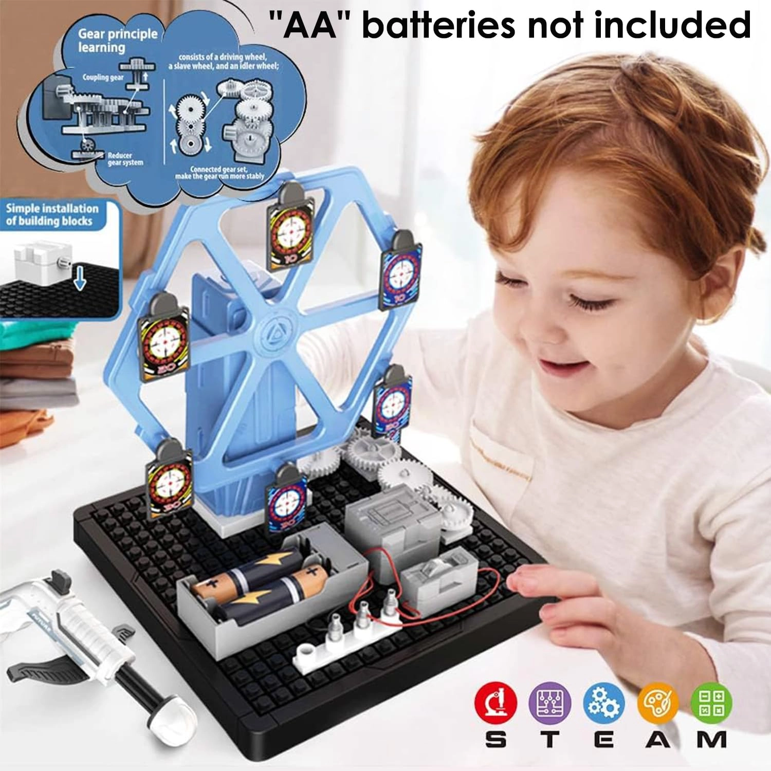 Educational Science Kit Electronics - 8-12 years 67 pieces
