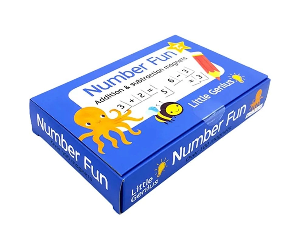 Edu Fun Little Genius Number Fun Magnetic Workbook - 3+