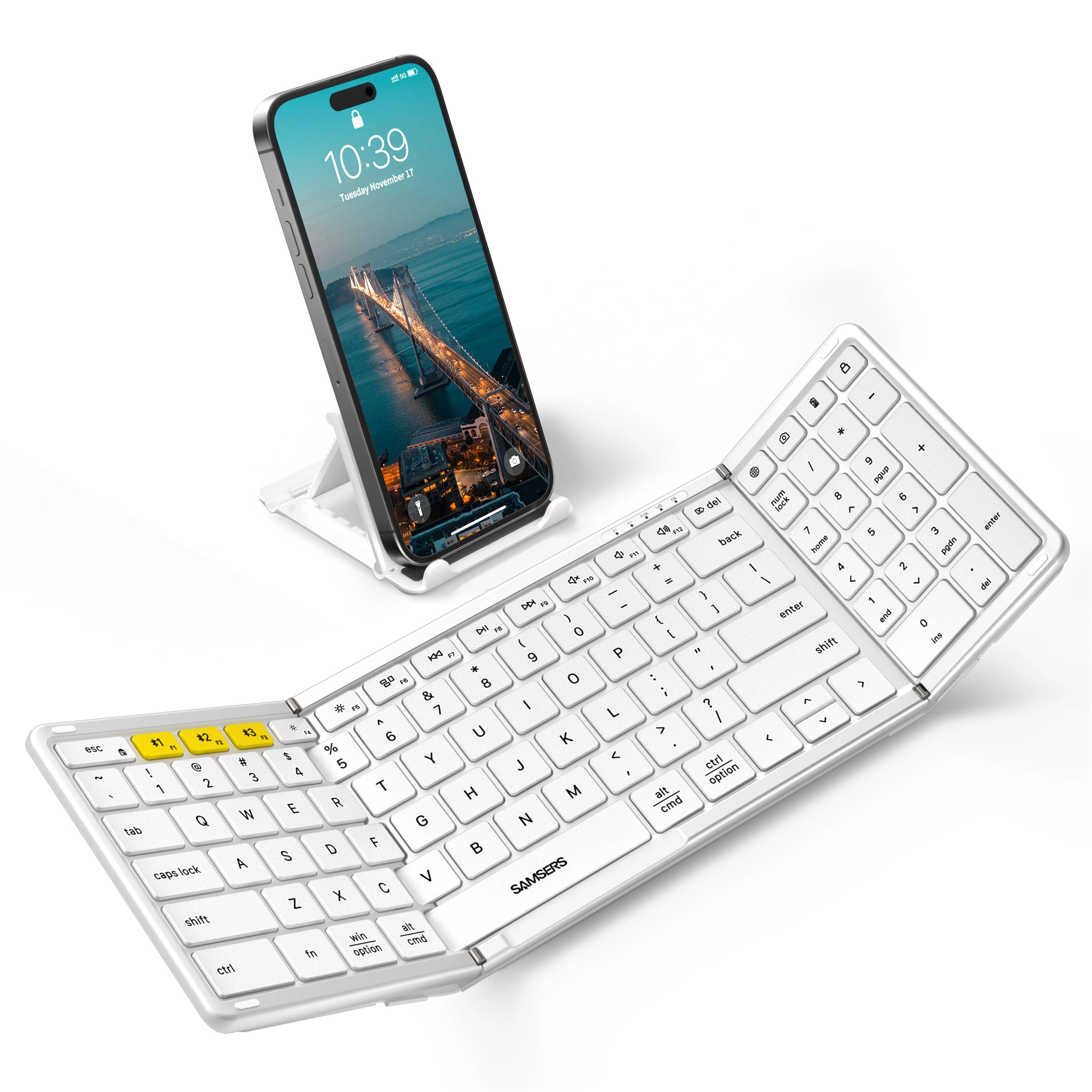 Foldable Bluetooth Keyboard - EN Wireless