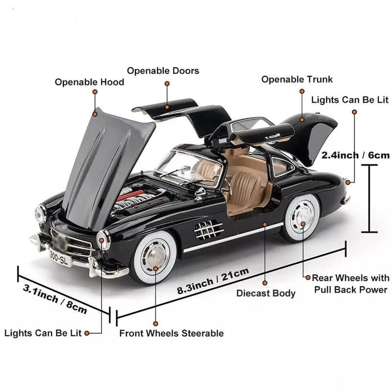300 SL - 1:24 1pcs