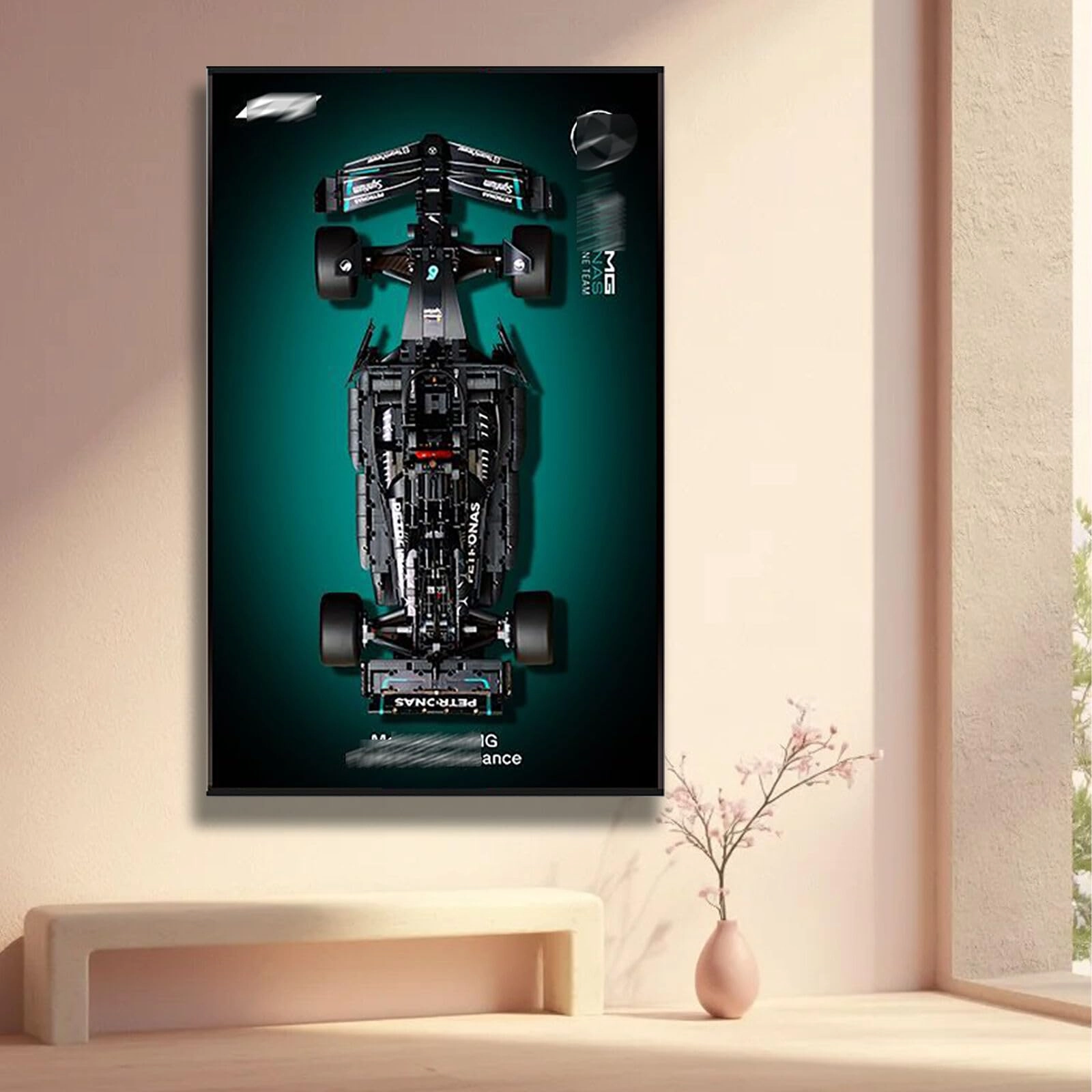 Generisch Technic Merce*des AMG F1 W14 E 42171 - acrylic 50 x 80 cm