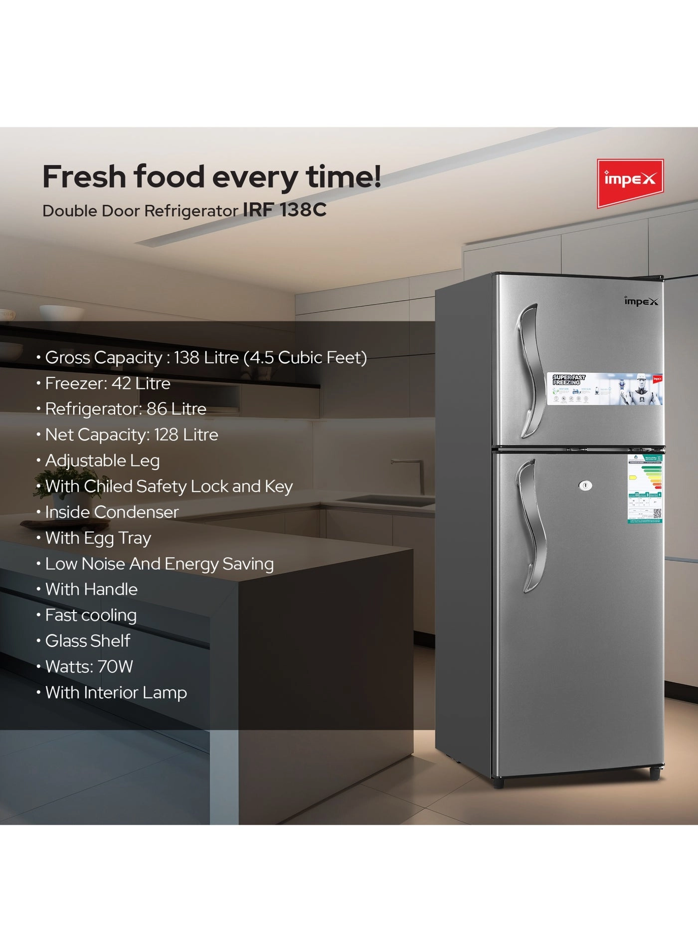 Double Door Refrigerator + Semi-Automatic Washing Machine