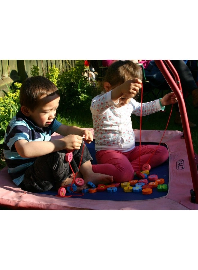 Wooden Alphabet Number Blocks - 3 Years Old 46 pieces