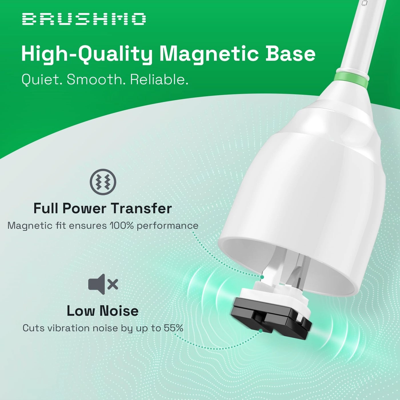 e-Series Total Clean Replacement Toothbrush Heads - 6 Standard Heads Medium Firm Compatible with Philips Sonicare