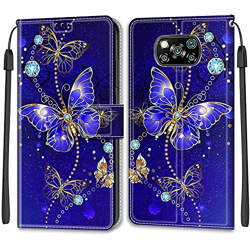 Wallet Case for Xiaomi POCO X3 NFC - Faux Leather, Thermoplastic Polyurethane