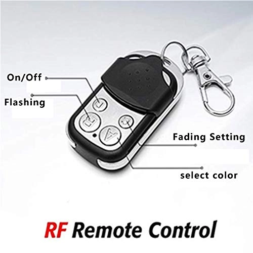 4-Key RF Remote RGB LED Controller
