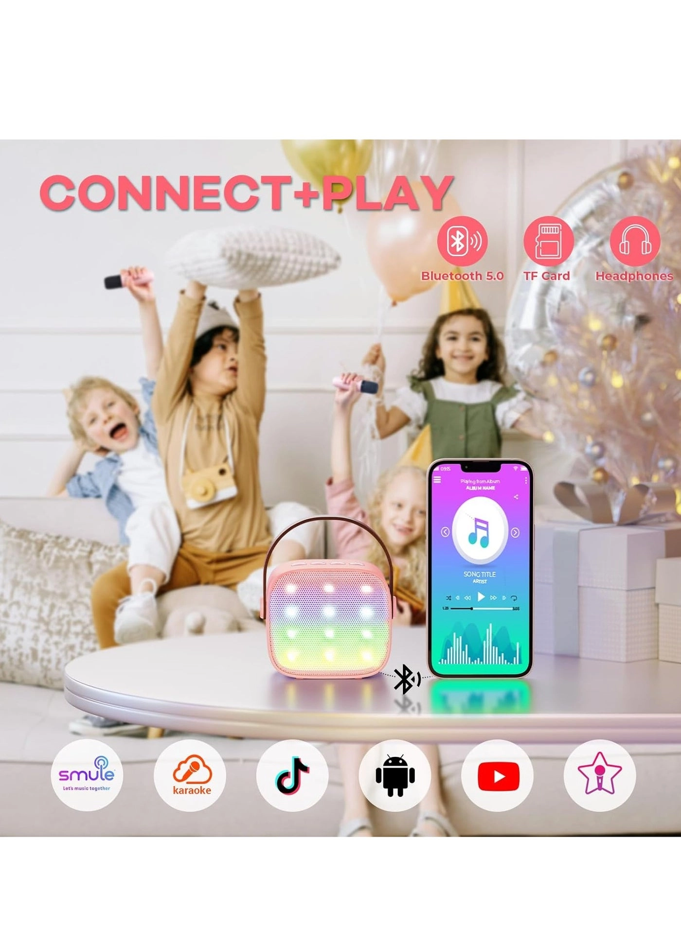 KIDS-KARAOKE-MULTI - 18 Built-in Songs Ages 4-8+