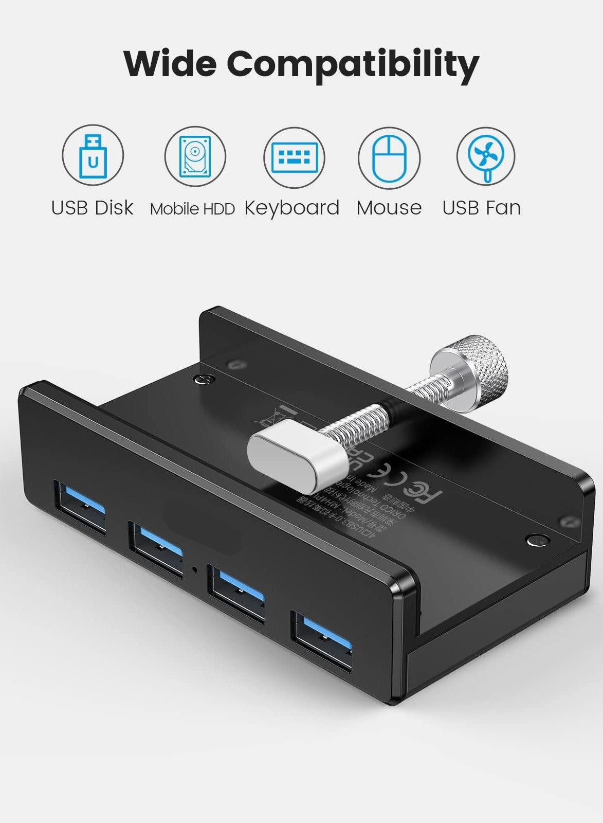 4 Port USB Hub
