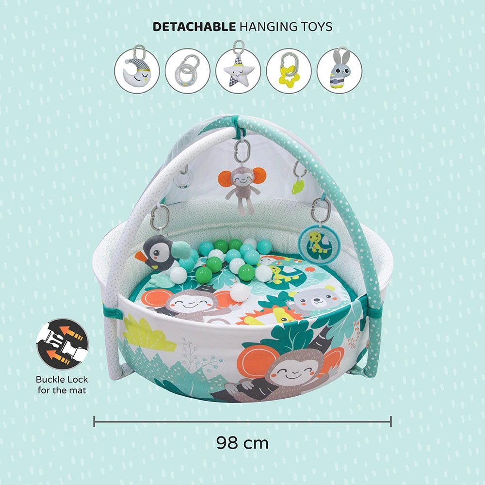 Jungle Friends Baby Pool Mat - 0 month & above