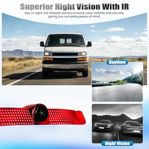 Brake Light Backup Camera - Night Vision Wired 1280x720
