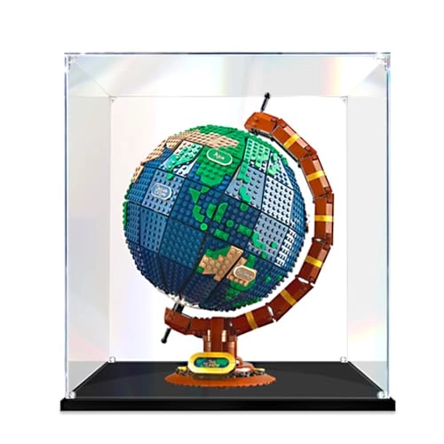 Acrylic Display Case for Lego 21332 Globe Model Display Box - 35x35x45cm Dust-Proof