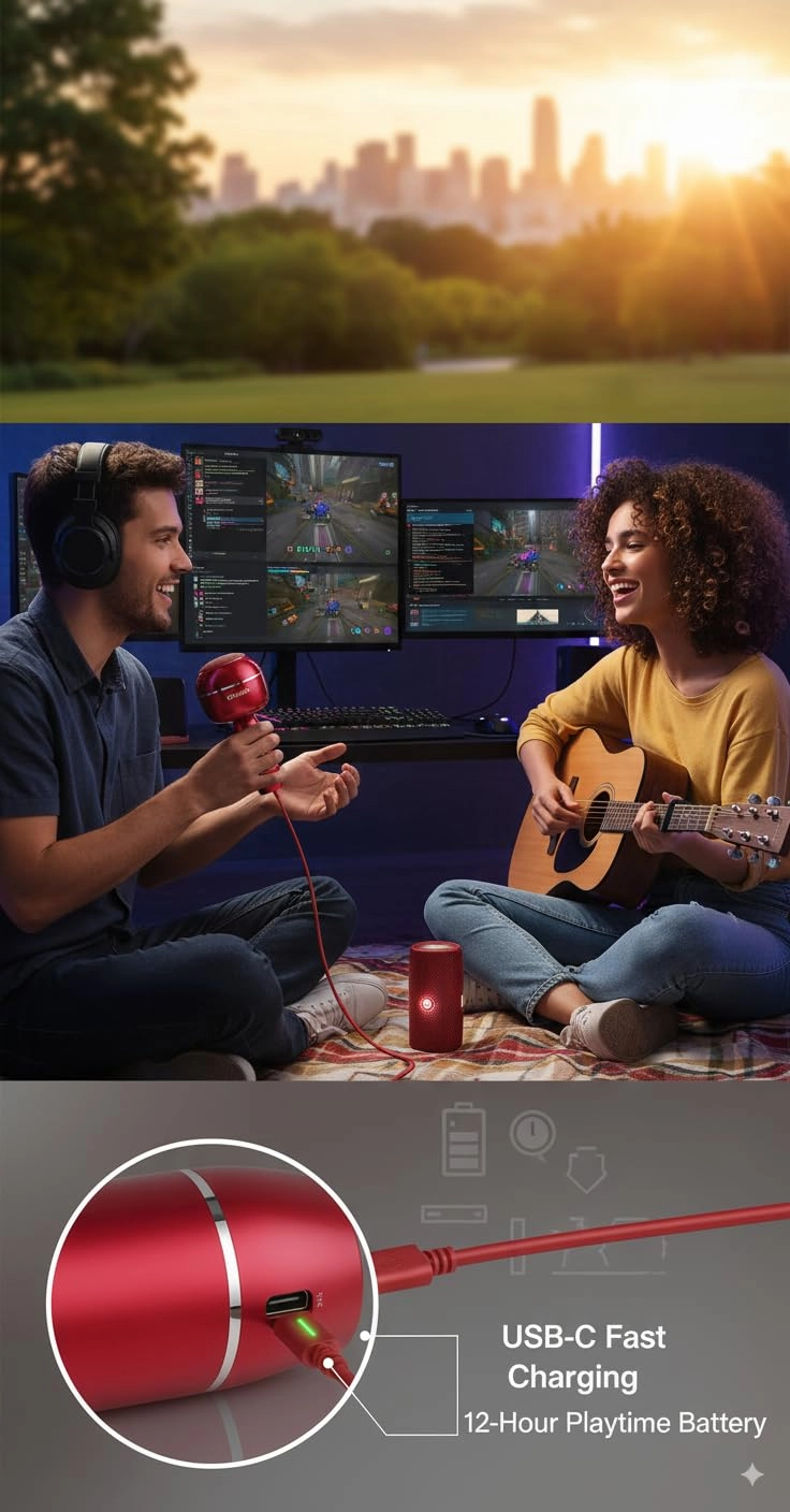 Portable Karaoke Microphone