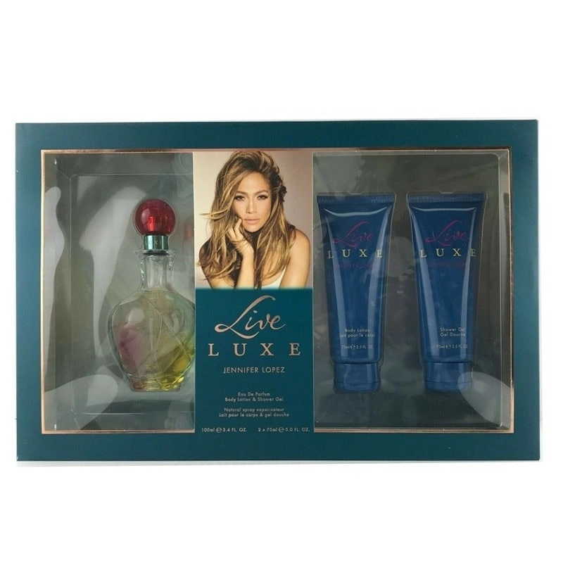 Jennifer Lopez Live Luxe Eau de Parfum 100ml + Live Luxe Body Lotion 75ml + Live Luxe Shower Gel 75ml