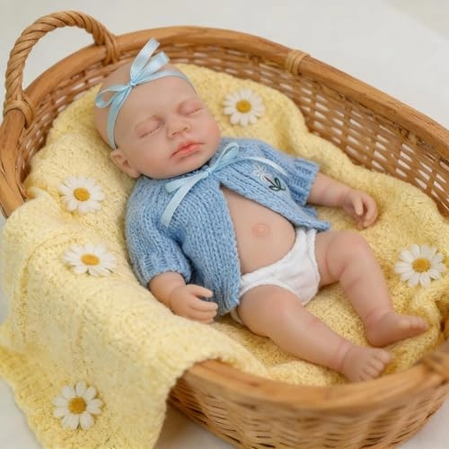 Reborn Baby Doll - 12 inch Vinyl Girl Ages 3+
