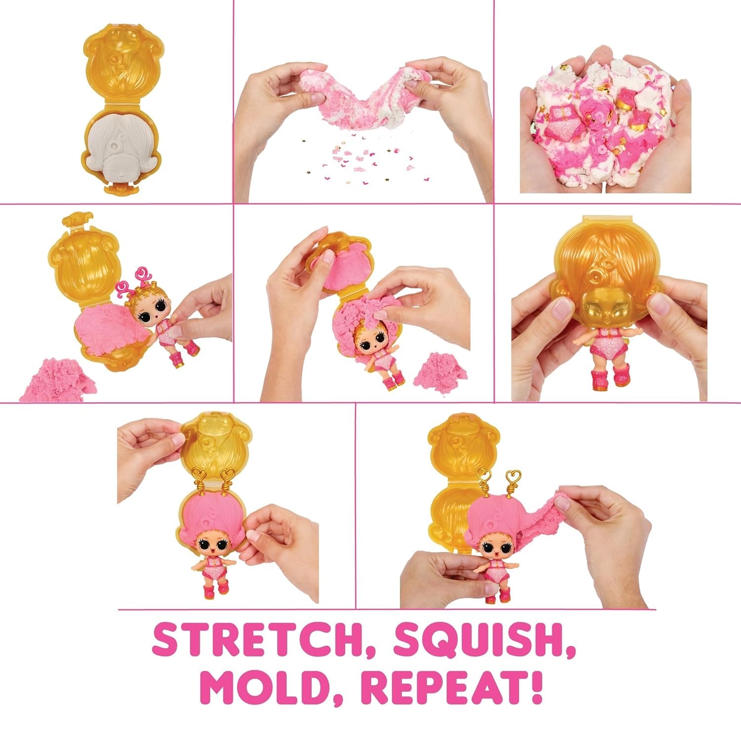 Squish Sand Magic Hair Tots - Collectible Doll Ages 3+