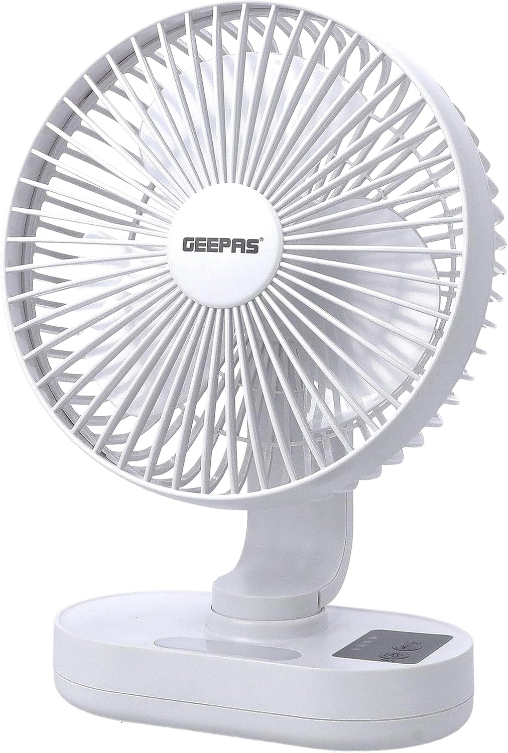 GEEPAS Rechargeable Fan - 8-Inch