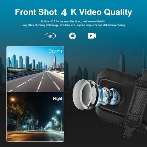 Rear View Mirror Dash Camera - 2160p