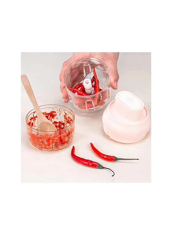 Mini Food Chopper and Processor - 250ml + 100ml Rechargeable