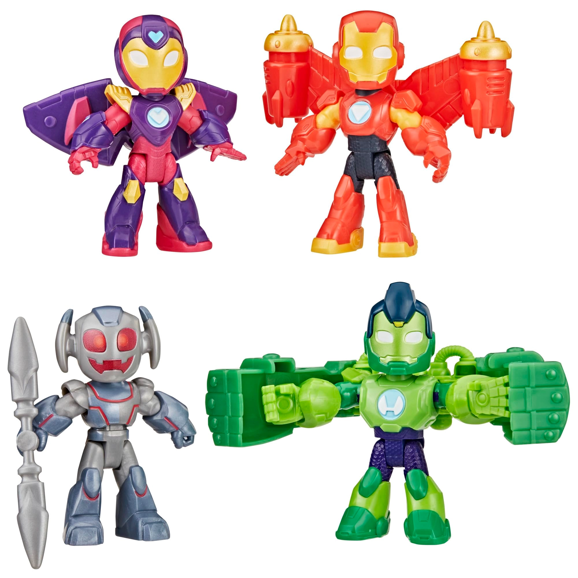 Hasbro Iron Man + Iron Hulk + Ironheart + Ultron - Comics