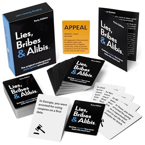 Lies, Bribes & Alibis - Adult