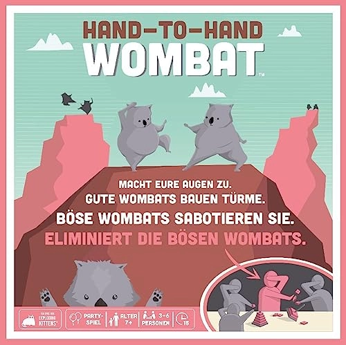 Hand-to-Hand Wombat - Party Game (German)