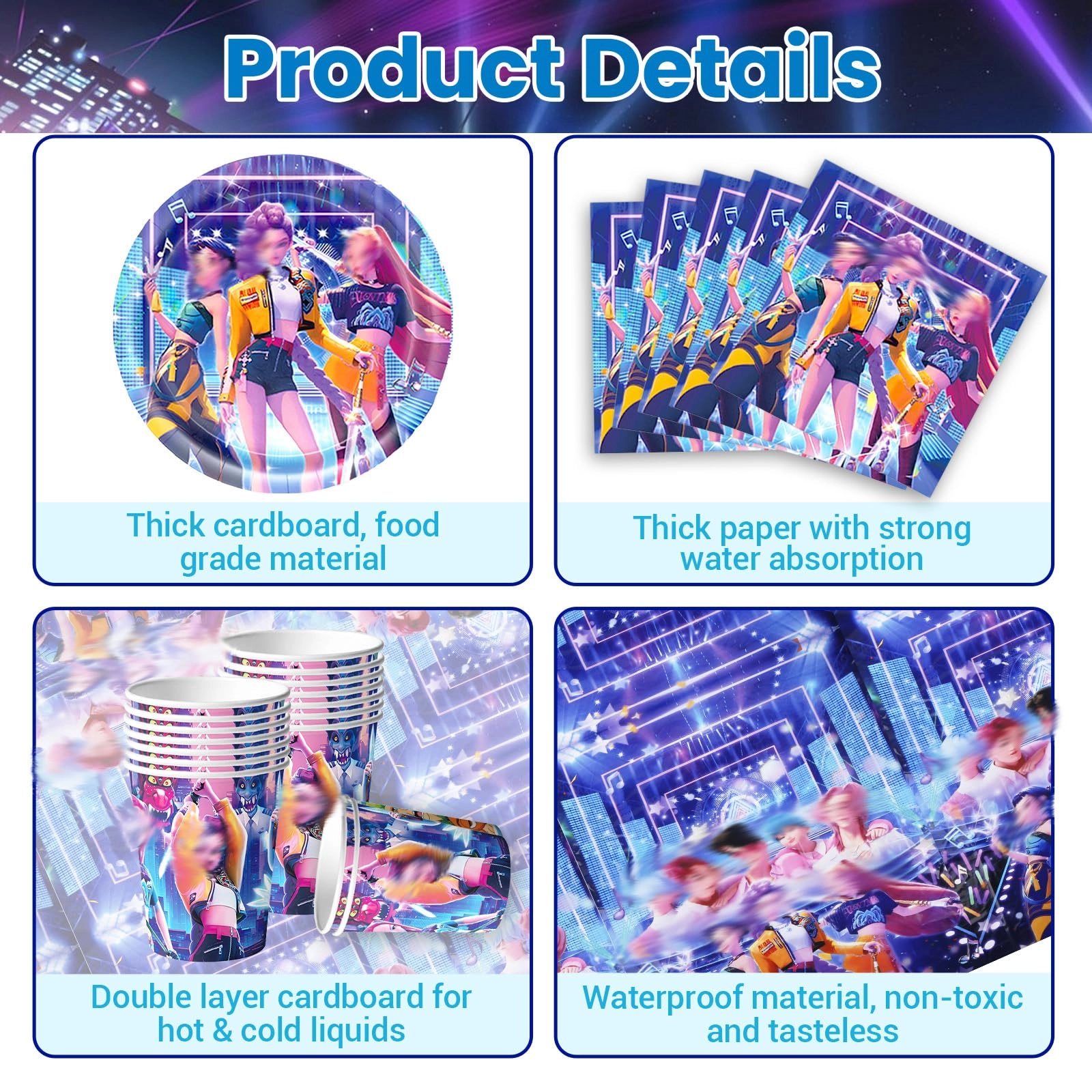 Party Tableware Set - 52PC Birthday