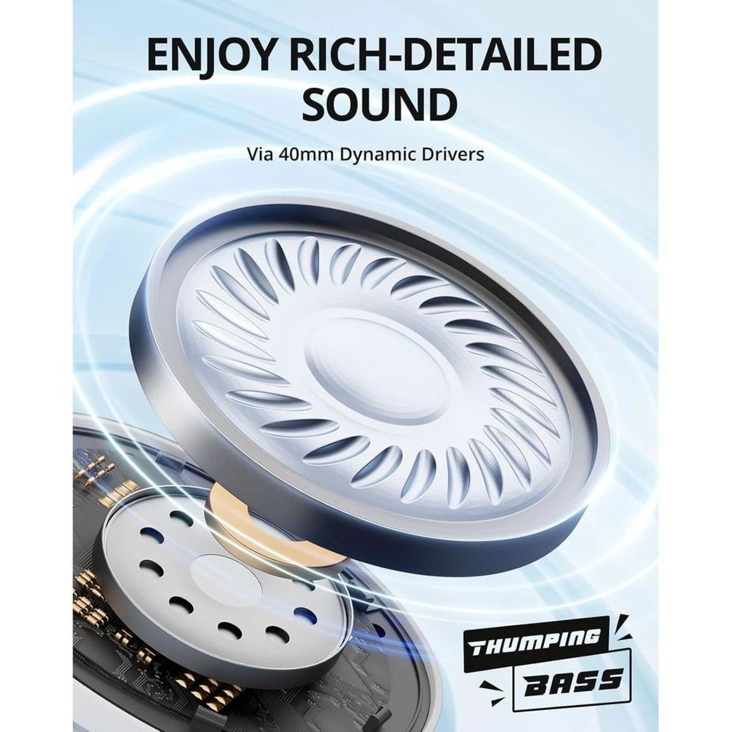 ANC Headphones Wireless Headphone