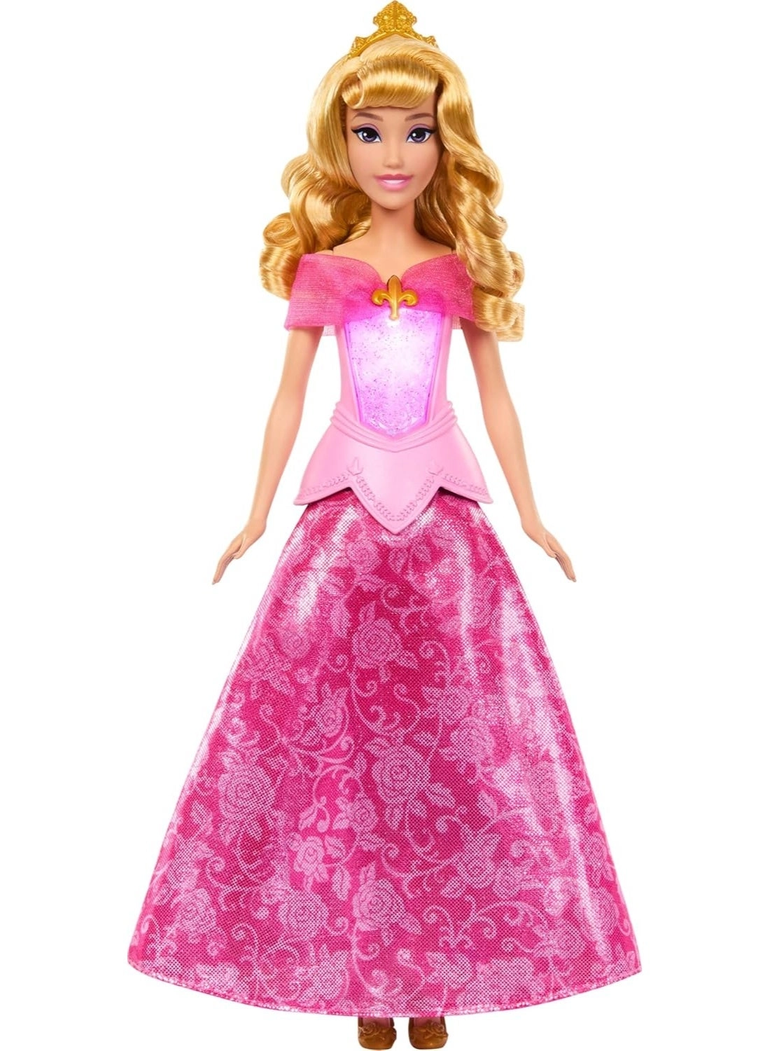 Disney Aurora Fashion Doll - Human to Mermaid Color-changing Dress Lights Up