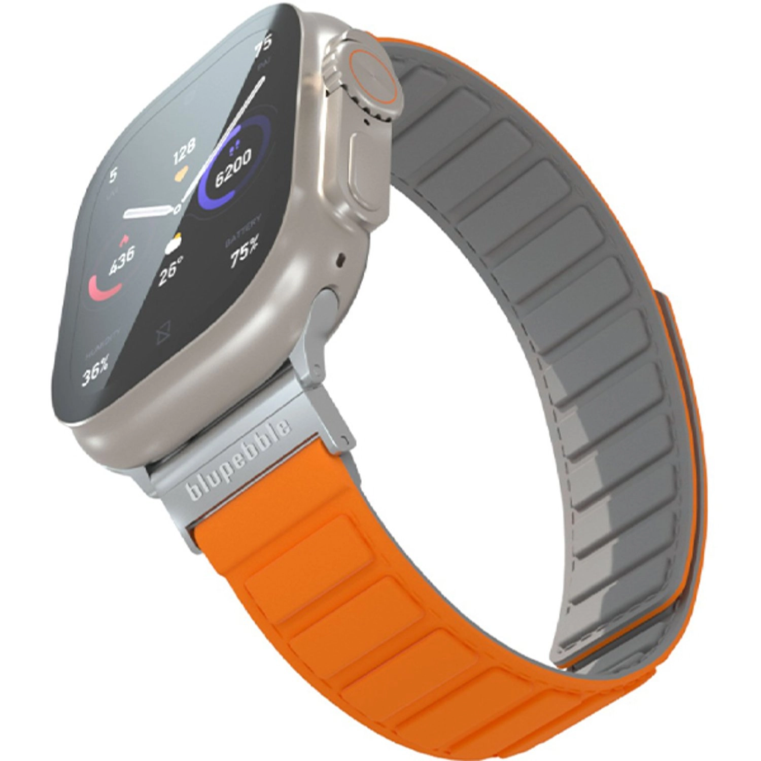 Eiger Silicone Reversible Magnetic Watch Strap for Apple Watch - 41/40/38 mm