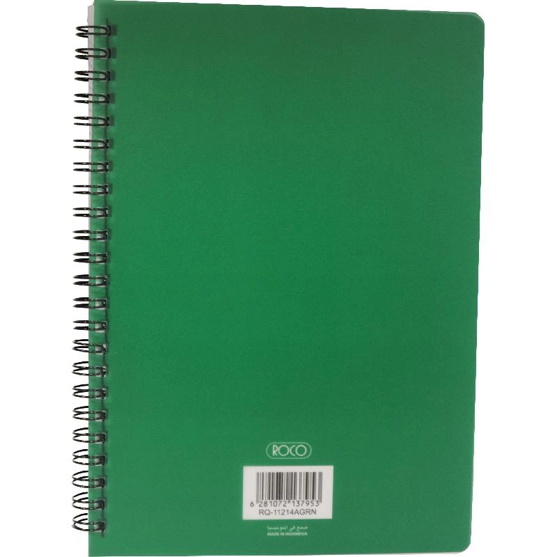 Notebook 19 X 26 cm Spiral - Grid 100 Sheets