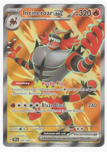 Incineroar ex 187/162