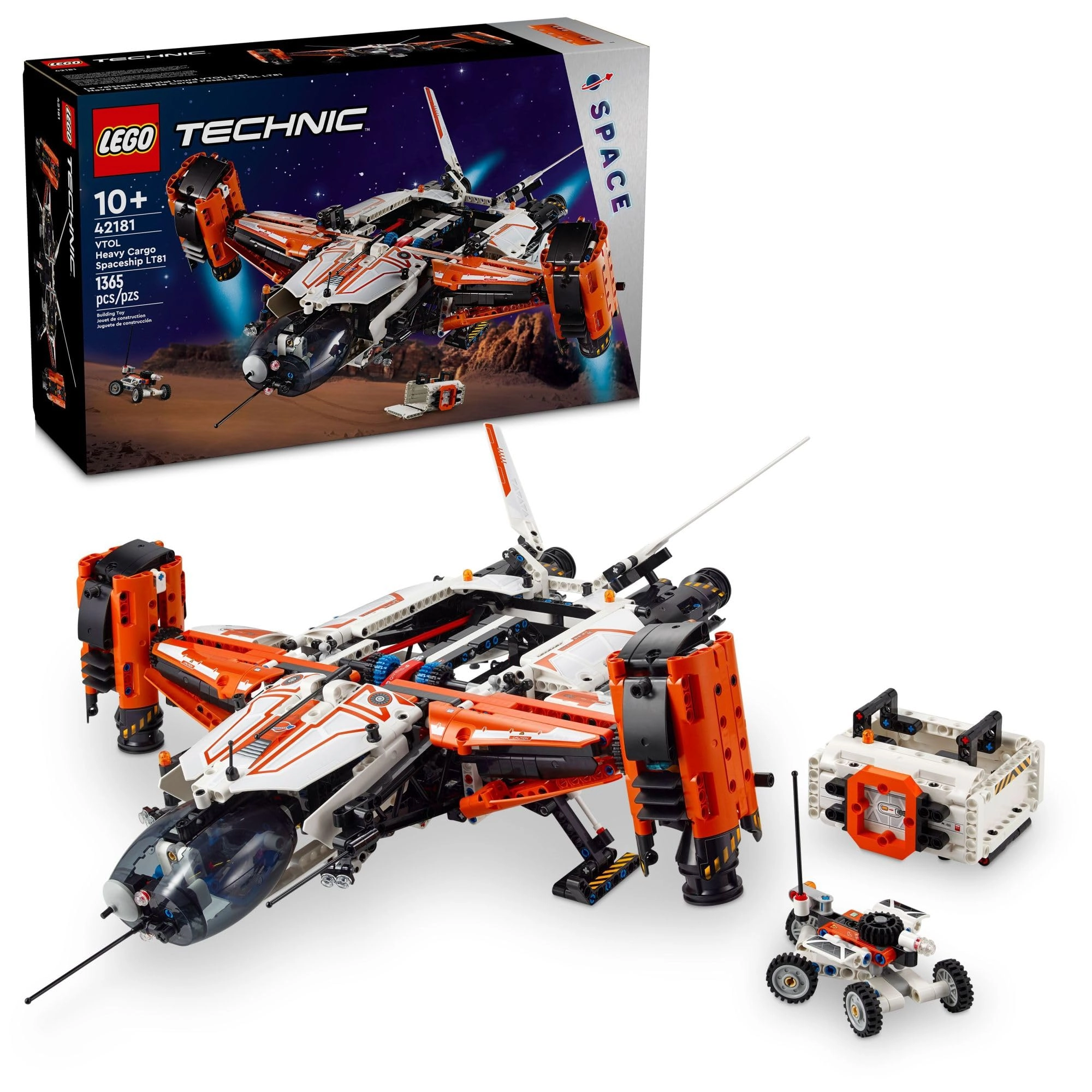 Technic Vtol Heavy Cargo Spaceship Lt81 (42181)