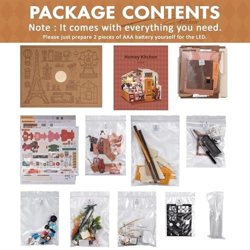 Miniature House Kit - Becka's Baking House LED Toplight