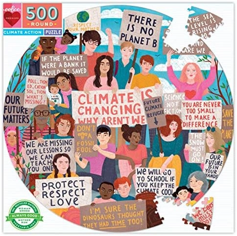 eeBoo Piece and Love Climate Action Puzzle - 500 pcs
